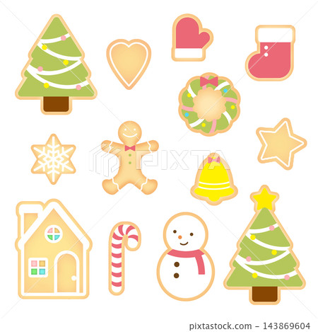 Iced cookies (plain) Iced cookies (plain) 143869604