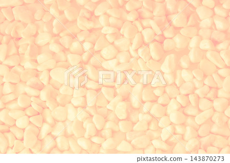 Light orange clean pebbles stones scatter for design 143870273