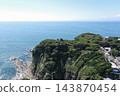 從江之島燈塔的觀景台上看到的相模灣 143870454