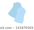 Rubber gloves (illustration) 143870569