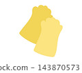 Rubber gloves (illustration) 143870573