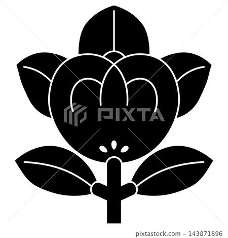 這是家族徽章,來自京都的梅宮神社。 這是家族徽章,來自京都的梅宮神社。 143871896
