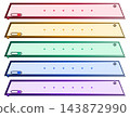 亮面撥動開關樣式文字方塊（5 種顏色套裝） 143872990