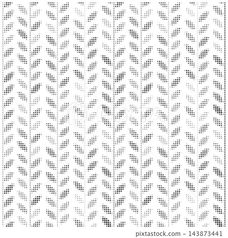 Halftone dotted vertical leaf and foliage seamless pattern background. Monochrome botanical stripe texture. Halftone dotted vertical leaf and foliage seamless pattern background. Monochrome botanical stripe texture. 143873441