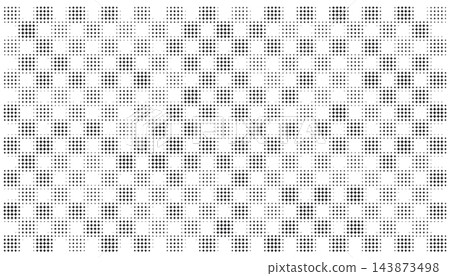 Halftone dotted geometric checkerboard seamless pattern. Abstract square grid texture vector illustration overlay. Halftone dotted geometric checkerboard seamless pattern. Abstract square grid texture vector illustration overlay. 143873498