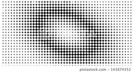 Halftone dotted circle optical illusion background Halftone dotted circle optical illusion background 143874352