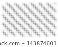 Monochrome halftone dotted diagonal stripe pattern background, abstract seamless geometric texture vector illustration overlay template. 143874601