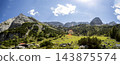 Panoramic landscape view, Coburger hut, Tyrol, Austria 143875574