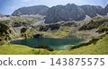 Panoramic landscape view, lake Drachensee, Tyrol, Austria 143875575