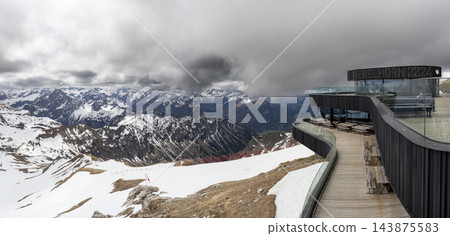Panoramic landscape view, Nebelhorn mountain, Bavaria, Germany Panoramic landscape view, Nebelhorn mountain, Bavaria, Germany 143875583