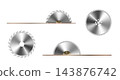 Circular saw metal flat icon. Blade icon saw tool cut. Vector 143876742