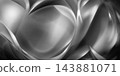 Abstract silver metallic wave background 143881071