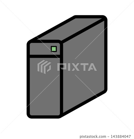 Illustration of external HDD Illustration of external HDD 143884047