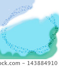 流水、水流梯度、插圖邊框 流水、水流梯度、插圖邊框 143884910