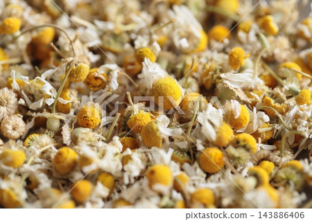 乾燥德國洋甘菊 143886406