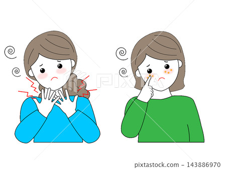 Sick woman Sick woman 143886970