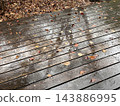 Wet deck wet in the rain Wet deck wet in the rain 143886995