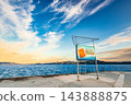 Croatia, Sunset over the Adriatic Sea, Trogir 143888875