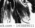 Abstract Ink Marble Black and White Grunge Vector Texture 143889011