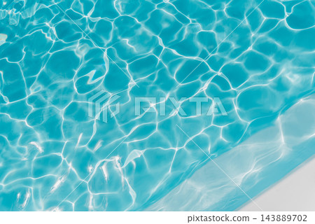 Swimming Pool water. Ripple Water. Sun Reflection background. Swimming Pool water. Ripple Water. Sun Reflection background. 143889702