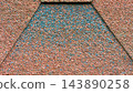 Roofing material with astone chip.Composite tile or stone coated metal tile 143890258