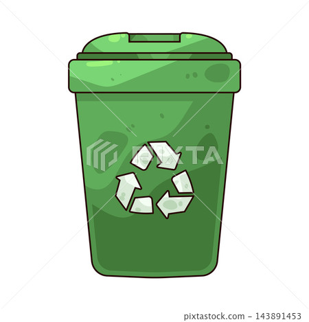 Illustration of Recycle Bin Illustration of Recycle Bin 143891453