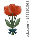 Red tulip 143891568
