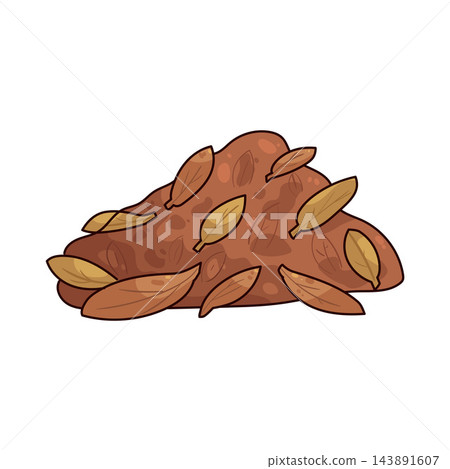 Illustration of Leaf Waste Illustration of Leaf Waste 143891607