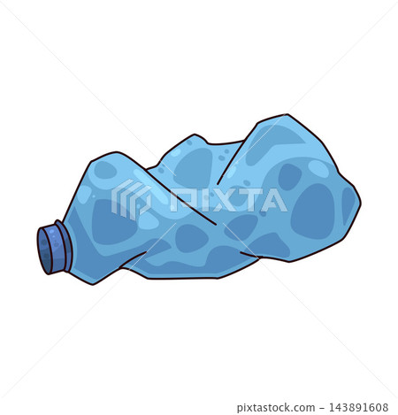 Illustration of Bottle Waste 143891608