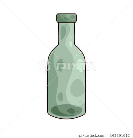 Illustration of Glass Bottle Illustration of Glass Bottle 143891612