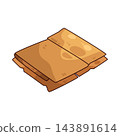 Illustration of Cardboard Box 143891614