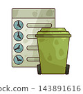 Illustration of Waste Schedule 143891616