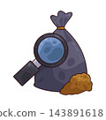 Illustration of Waste Check 143891618