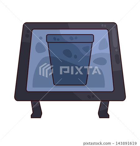 Illustration of Waste Monitor Illustration of Waste Monitor 143891619