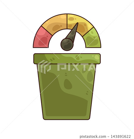 Illustration of Waste Level Illustration of Waste Level 143891622