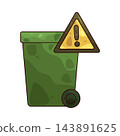 Illustration of Bin Alert 143891625