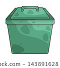 Illustration of Closed Bin 143891628