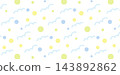 以彩色圓圈和曲線為特色的流行背景。 143892862