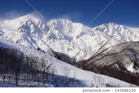 從八方根看到的白馬山峰 從八方根看到的白馬山峰 143896130