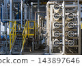 ndustrial Water Filtration System and Reverse Osmosis Units in a Factory 143897646