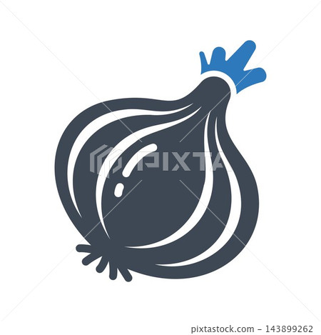 Bulb onion vegetable icon Bulb onion vegetable icon 143899262