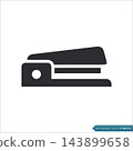 Stapler - Stationary Icon Vector Template 143899658