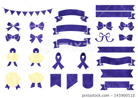 Set of cute ribbons 143900518