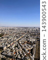 Panoramic views of Paris from the Montparnasse Tower observation deck with city skyline, urban architecture and landmarks. High quality photo 143900543
