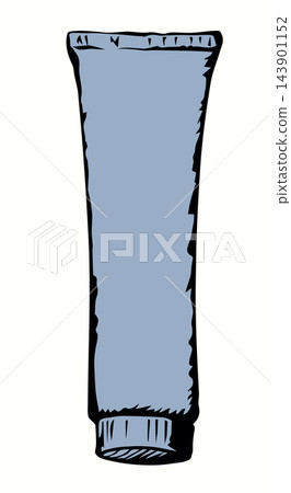Tooth paste. Vector sketch drawing 143901152