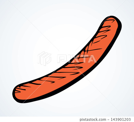 Nail file. Vector drawing icon 143901203