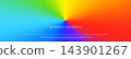 Rainbow RGB gradient. Multicolored wavelength. Spectrum bar palette. UV chart. Vector illustration 143901267