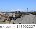 Crushed stone factory Construction material production site 143902227