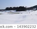Snowy scenery in the Tohoku region Shonai, Yamagata Prefecture 143902232