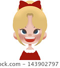 Winter girl with red clothes 143902797